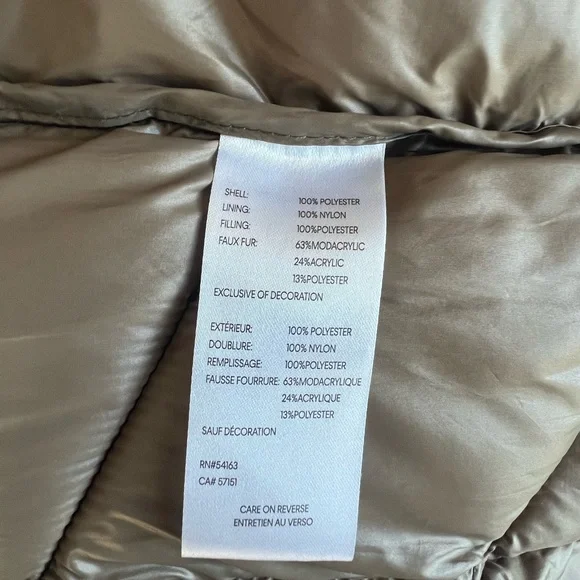 Calvin Klein Women’s Faux Fur Trim Hooded Puffer Coat - Picture 7 of 14